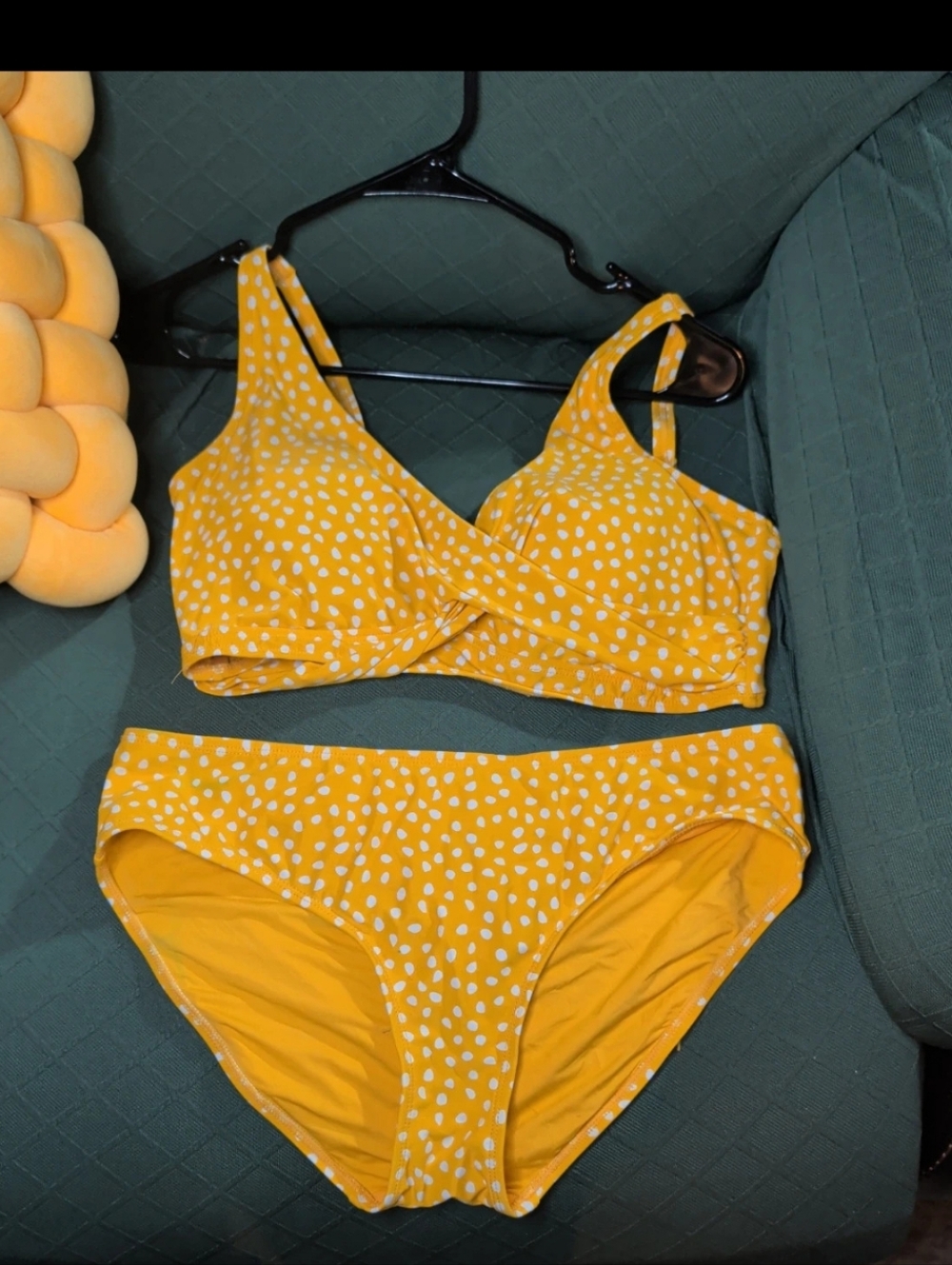 NipTuck Swim yellow Bikini. Like New